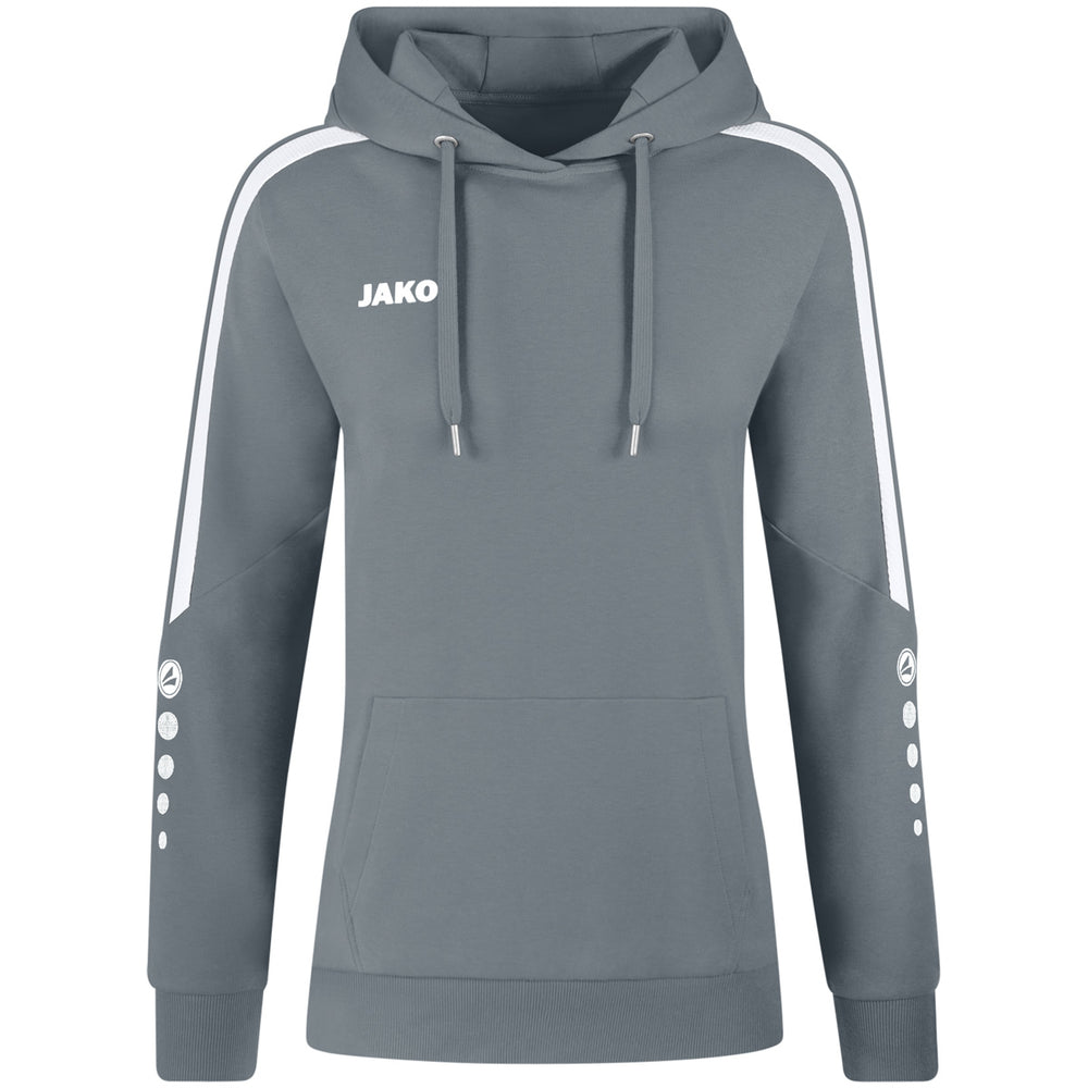 JAKO Kapuzensweat Power Damen (steingrau)