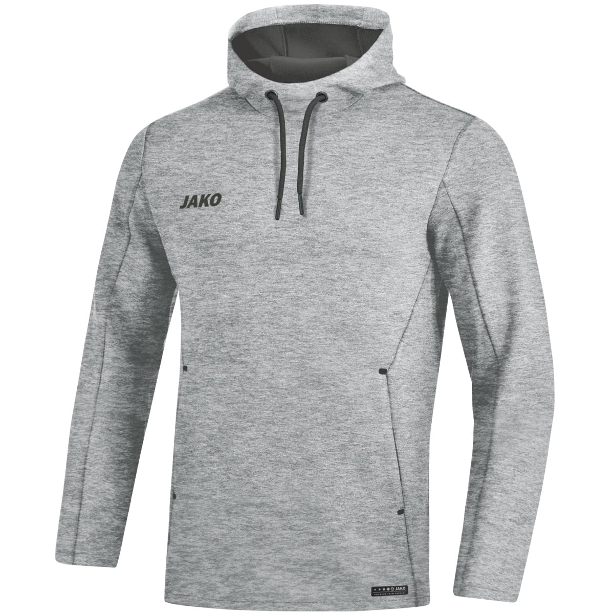 JAKO Kapuzensweat Premium Basics Unisex Grau