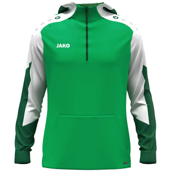 JAKO Zip Hoodie Dynamic (grün/weiß/dunkelgrün)