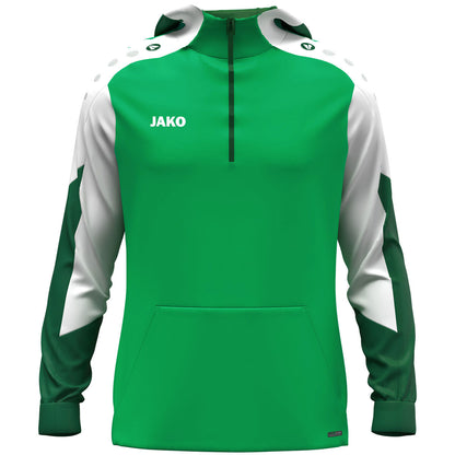JAKO Zip Hoodie Dynamic (grün/weiß/dunkelgrün)