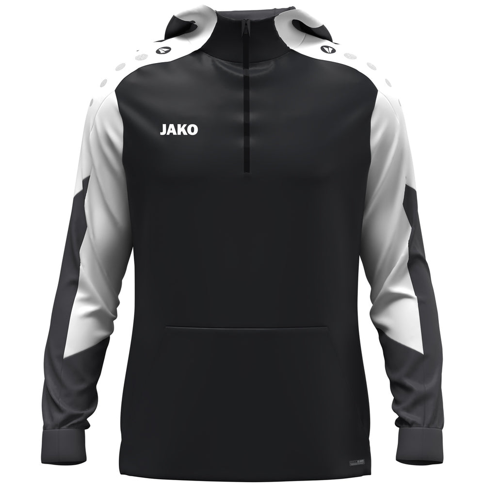 JAKO Zip Hoodie Dynamic (schwarz/weiß/anthrazit)