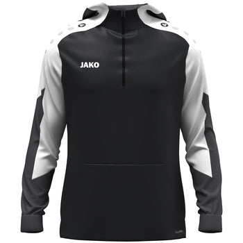 JAKO Zip Hoodie Dynamic (schwarz/weiß/anthrazit)
