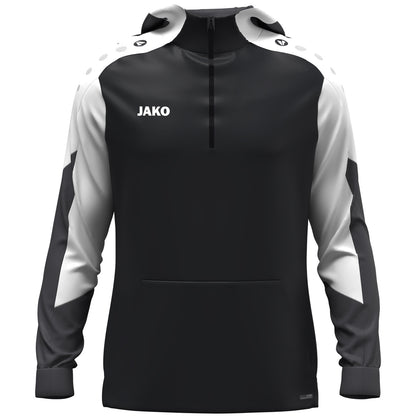 JAKO Zip Hoodie Dynamic (schwarz/weiß/anthrazit)
