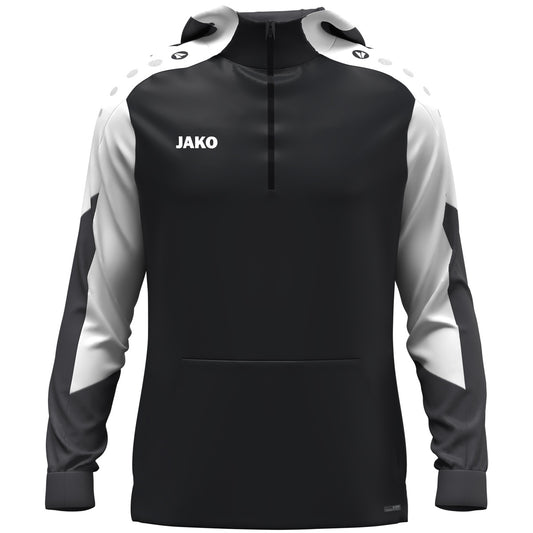 JAKO Zip Hoodie Dynamic (schwarz/weiß/anthrazit)