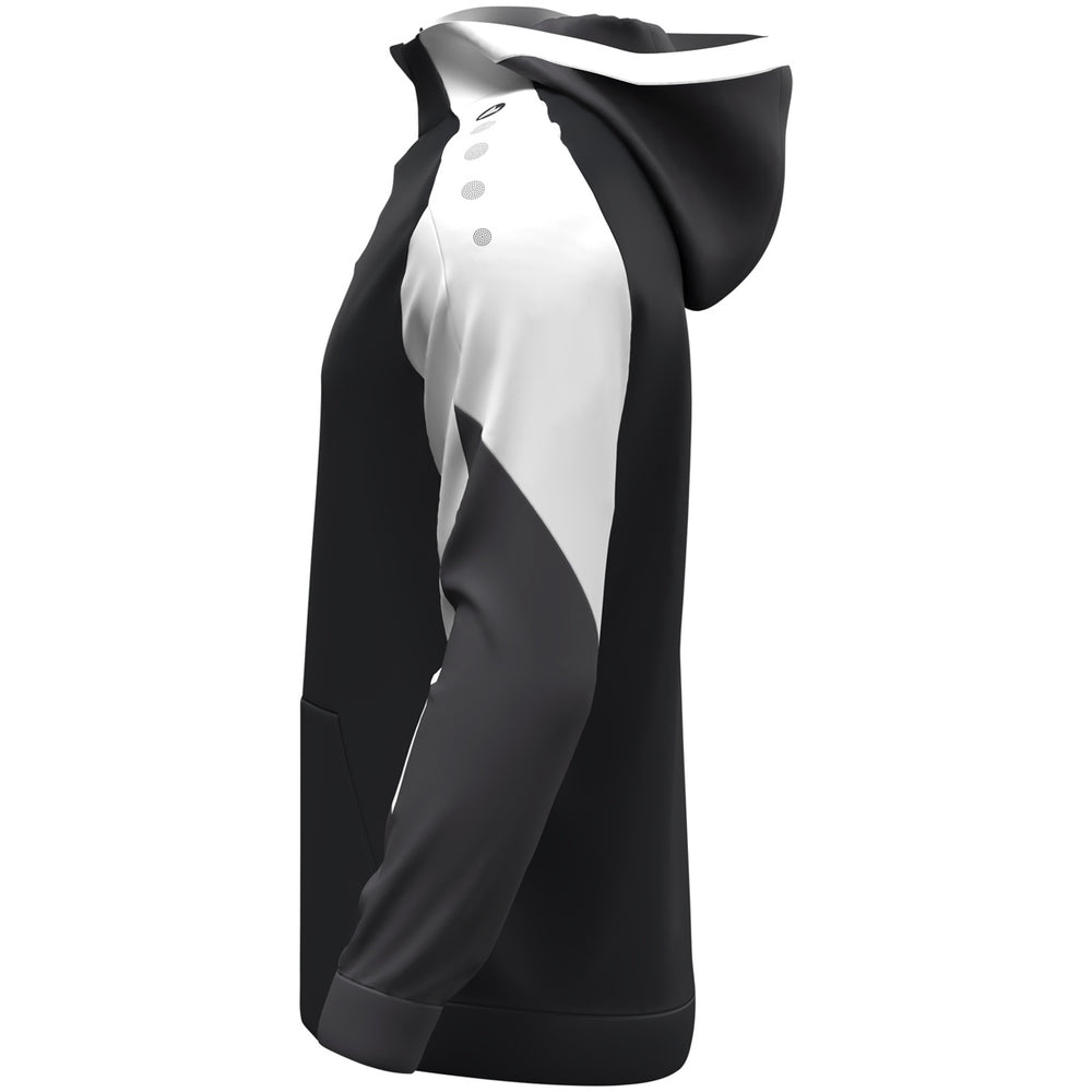 JAKO Zip Hoodie Dynamic (schwarz/weiß/anthrazit)