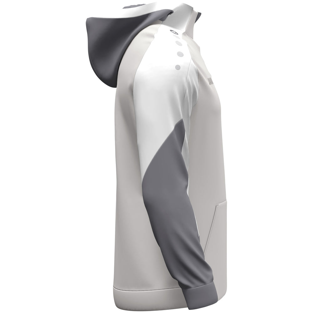 JAKO Zip Hoodie Dynamic (hellgrau/weiß/grau)