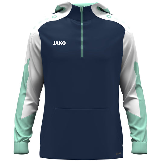 JAKO Zip Hoodie Dynamic (marine/weiß/minze)