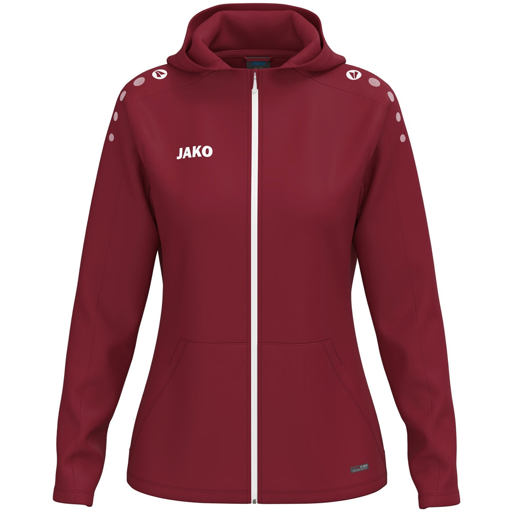 JAKO Kapuzenjacke One Damen (bordeaux)