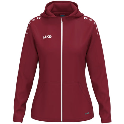 JAKO Kapuzenjacke One Damen (bordeaux)