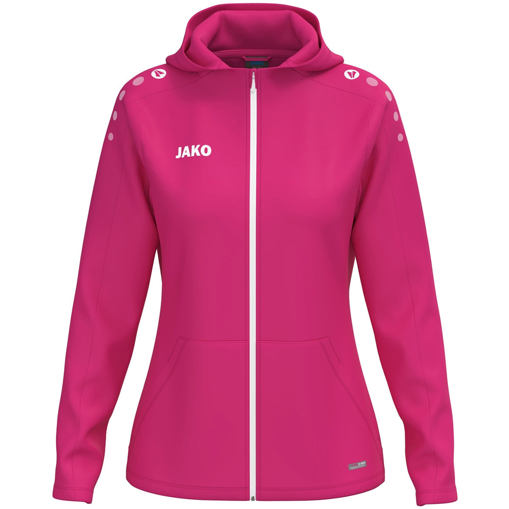 JAKO Kapuzenjacke One Damen (deep pink)
