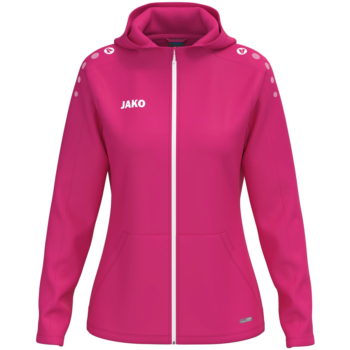 JAKO Kapuzenjacke One Damen (deep pink)