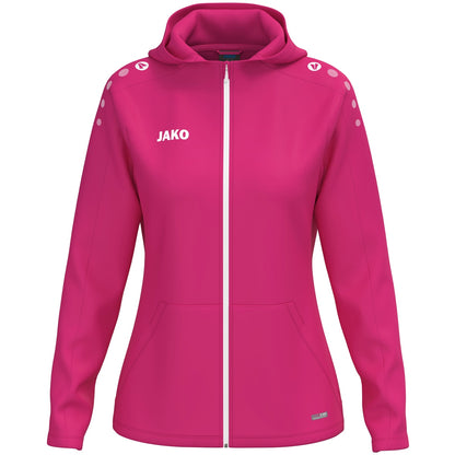 JAKO Kapuzenjacke One Damen (deep pink)