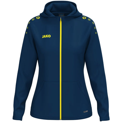 JAKO Kapuzenjacke One Damen (navy/citro)
