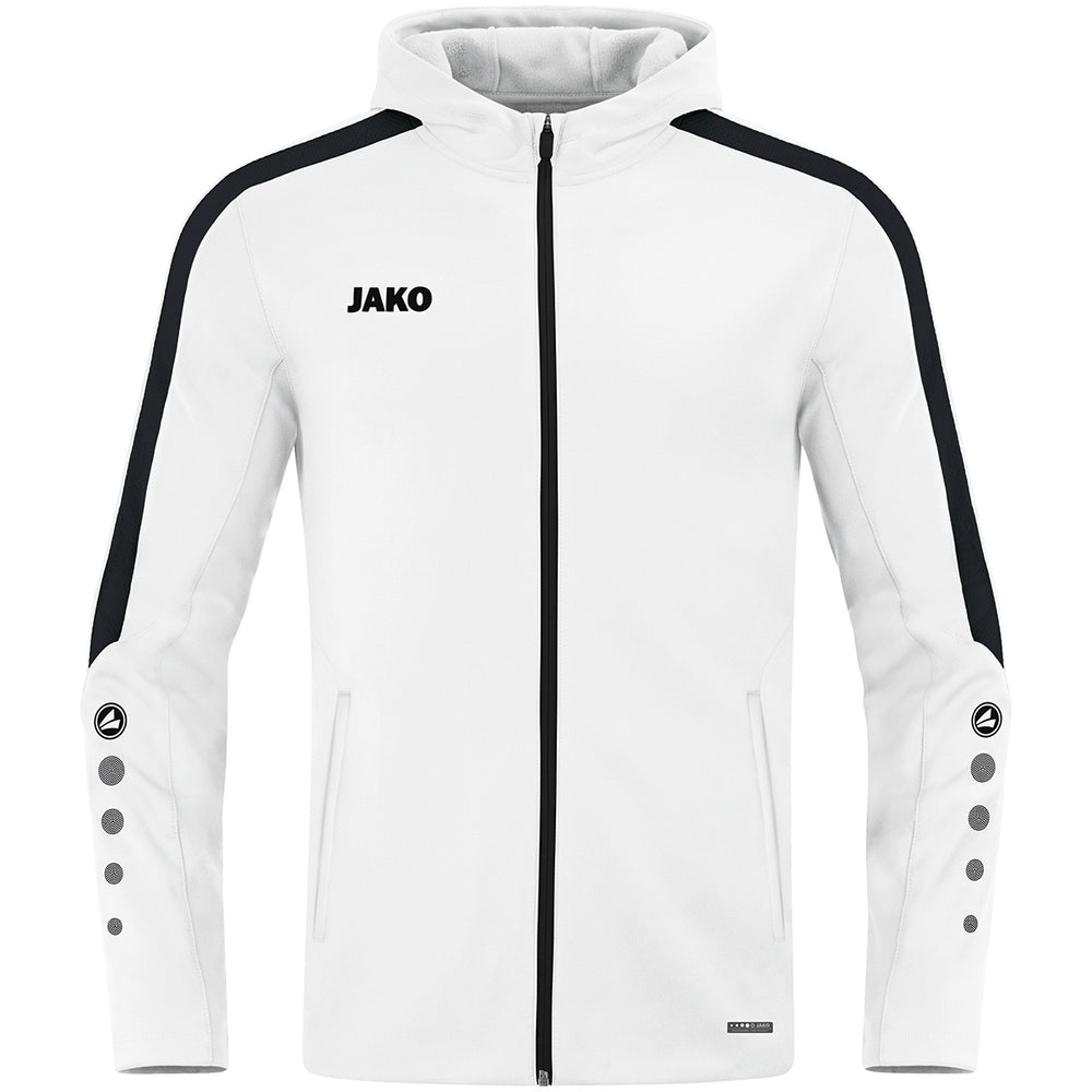 JAKO Kapuzenjacke Power Kinder Weiß