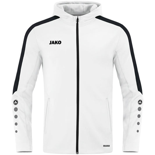 JAKO Kapuzenjacke Power Unisex Weiß