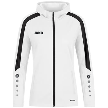 JAKO Kapuzenjacke Power Damen (weiß)