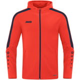 JAKO Kapuzenjacke Power (flame/marine)