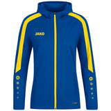 JAKO Kapuzenjacke Power Damen (royal/citro)