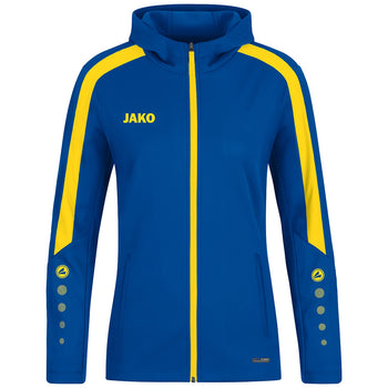 JAKO Kapuzenjacke Power Damen (royal/citro)