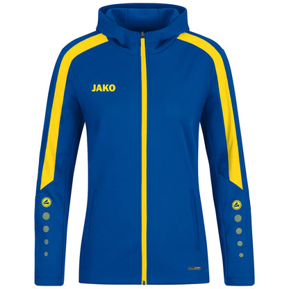 JAKO Kapuzenjacke Power Damen (royal/citro)