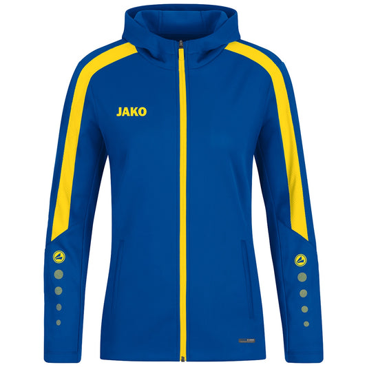 JAKO Kapuzenjacke Power Damen (royal/citro)