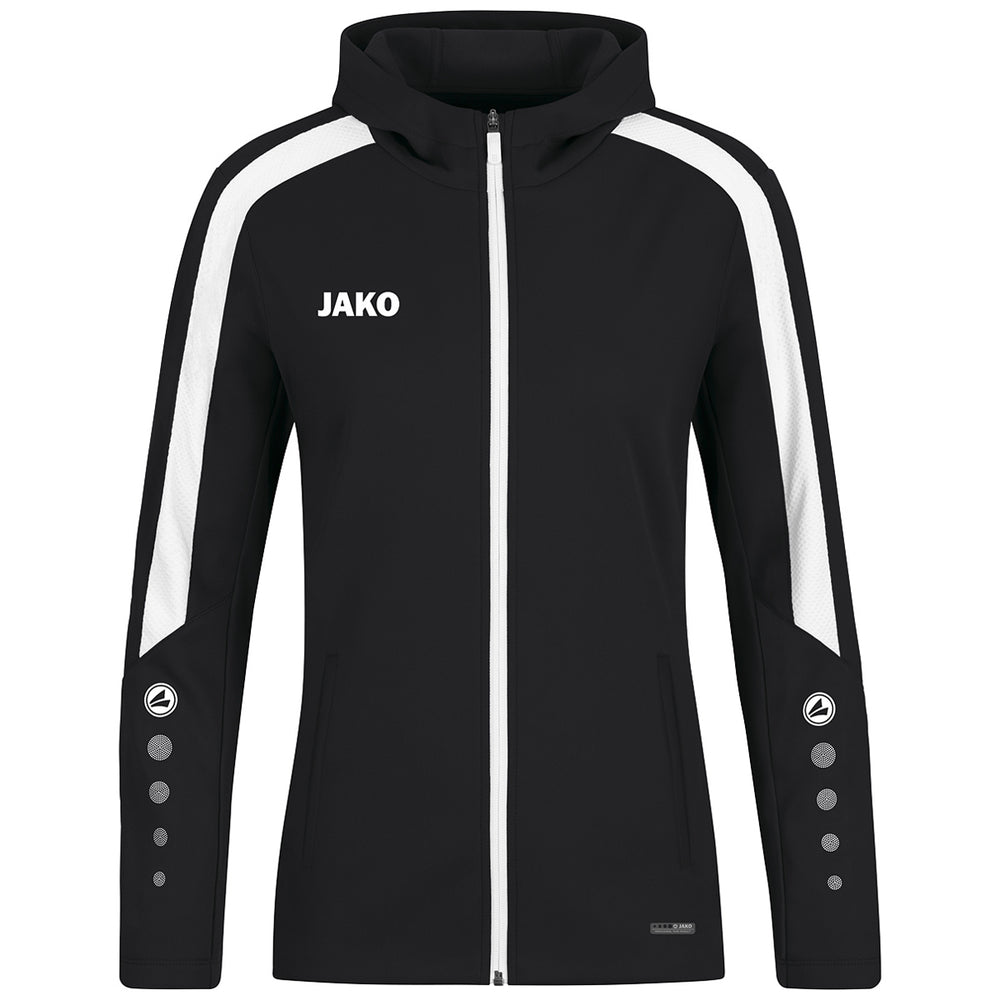 JAKO Kapuzenjacke Power Damen (schwarz)