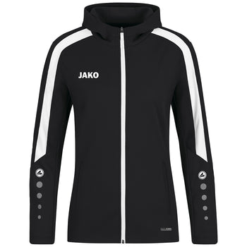 JAKO Kapuzenjacke Power Damen (schwarz)