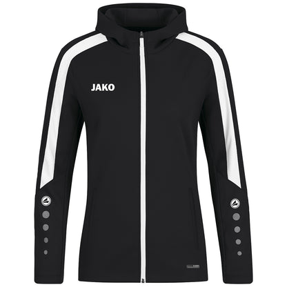 JAKO Kapuzenjacke Power Damen (schwarz)