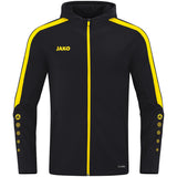 JAKO Kapuzenjacke Power (schwarz/citro)