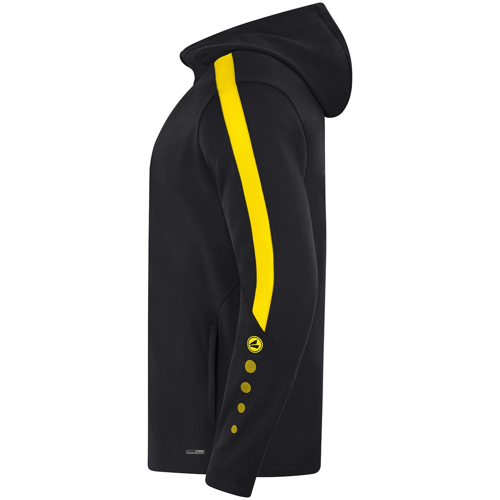 JAKO Kapuzenjacke Power (schwarz/citro)