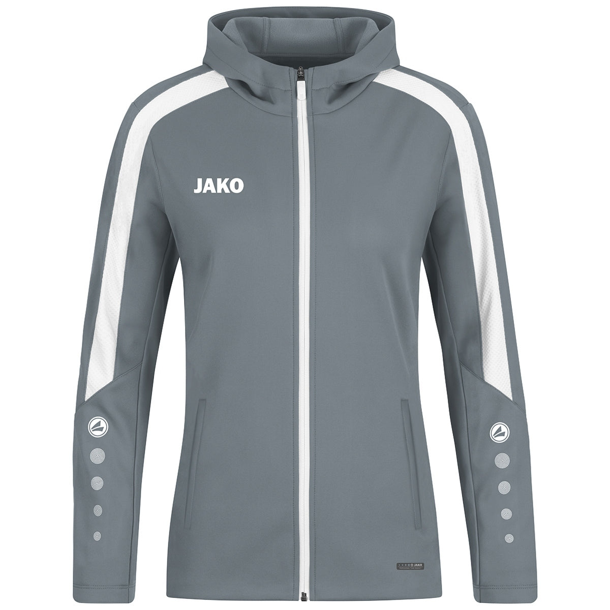 JAKO Kapuzenjacke Power Damen (steingrau)