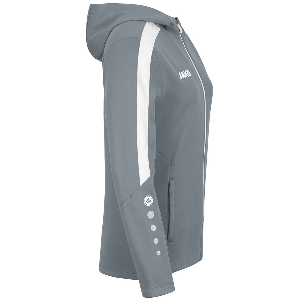 JAKO Kapuzenjacke Power Damen (steingrau)