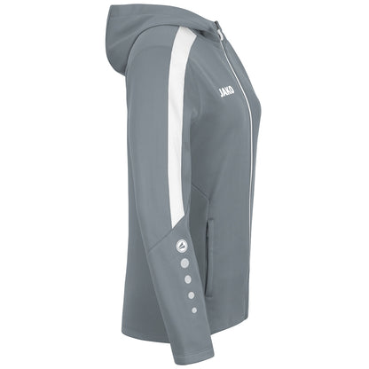 JAKO Kapuzenjacke Power Damen (steingrau)