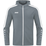JAKO Kapuzenjacke Power (steingrau)