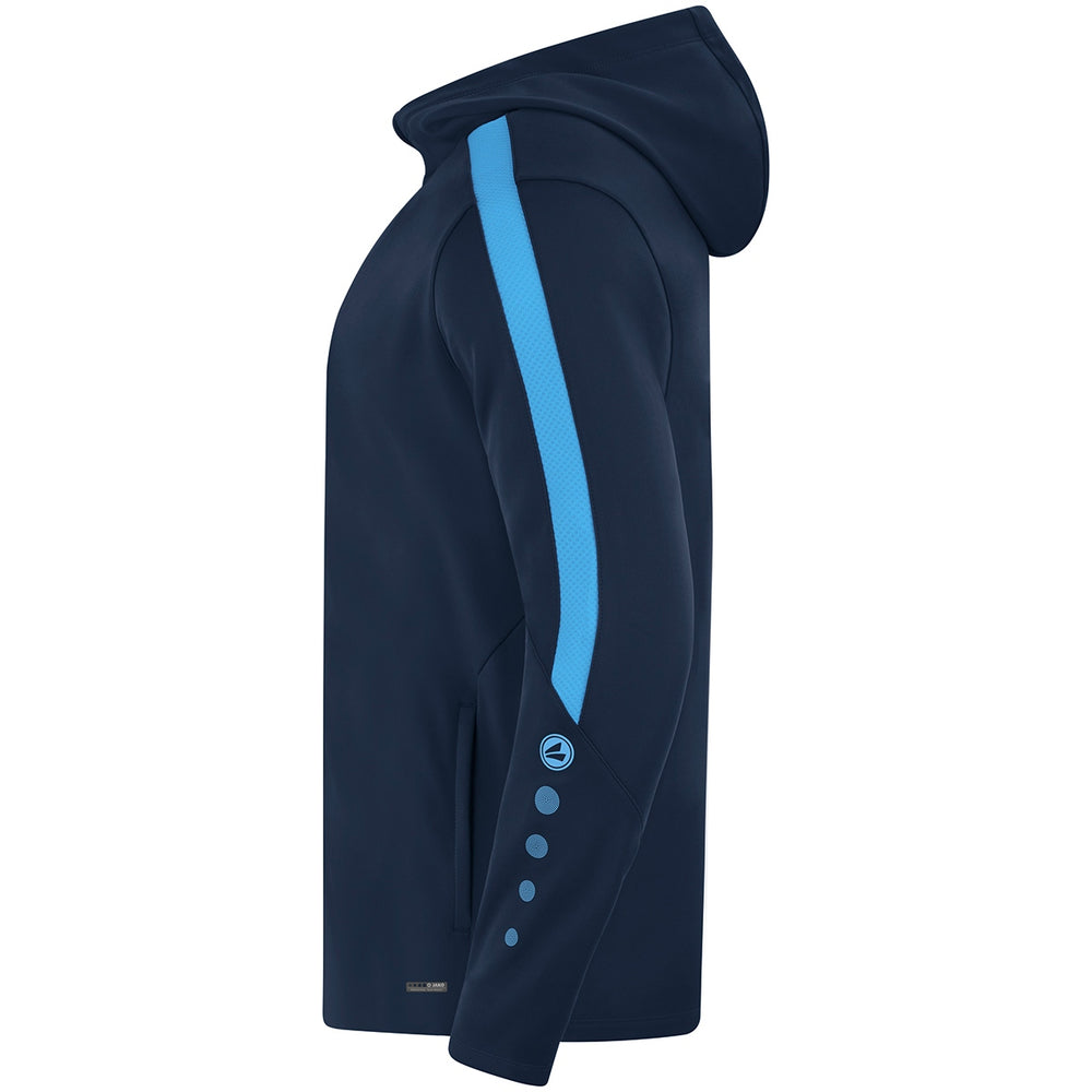 JAKO Kapuzenjacke Power (marine/skyblue)