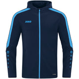 JAKO Kapuzenjacke Power (marine/skyblue)