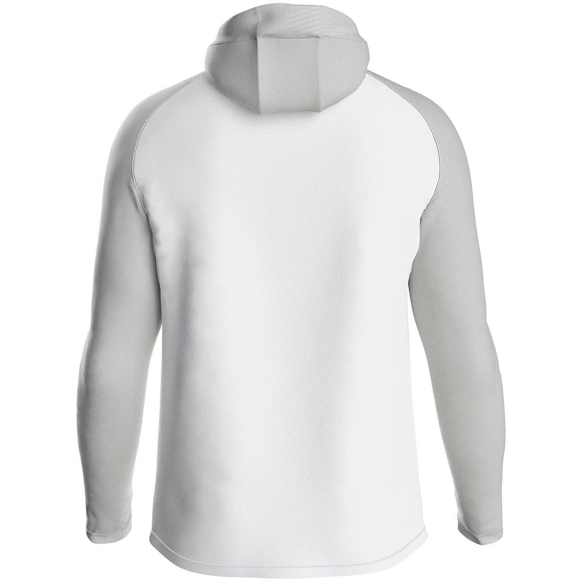 JAKO Kapuzenjacke Iconic (weiß/soft grey/anthra light)