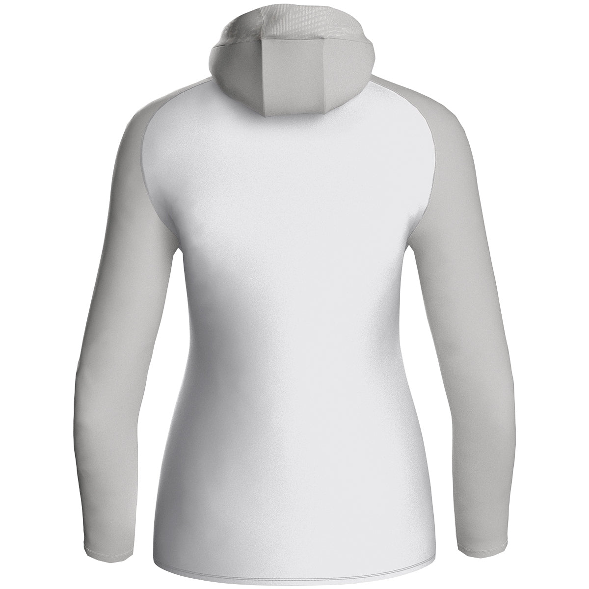 JAKO Kapuzenjacke Iconic Damen (weiß/soft grey/anthra light)