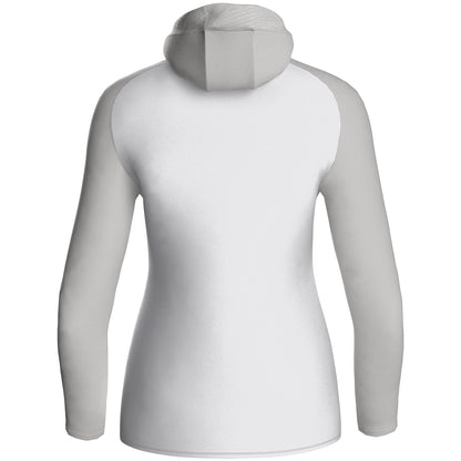 JAKO Kapuzenjacke Iconic Damen (weiß/soft grey/anthra light)