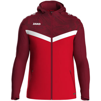 JAKO Kapuzenjacke Iconic Kinder Rot