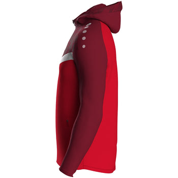 JAKO Kapuzenjacke Iconic (rot/weinrot)