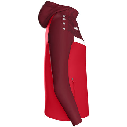 JAKO Kapuzenjacke Iconic Damen (rot/weinrot)