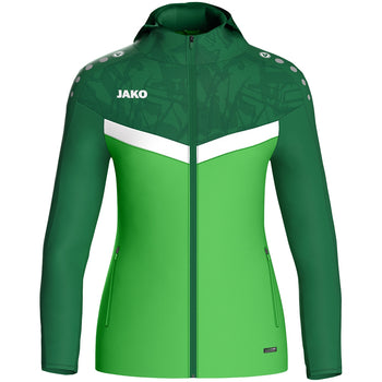 JAKO Kapuzenjacke Iconic Damen (soft green/sportgrün)