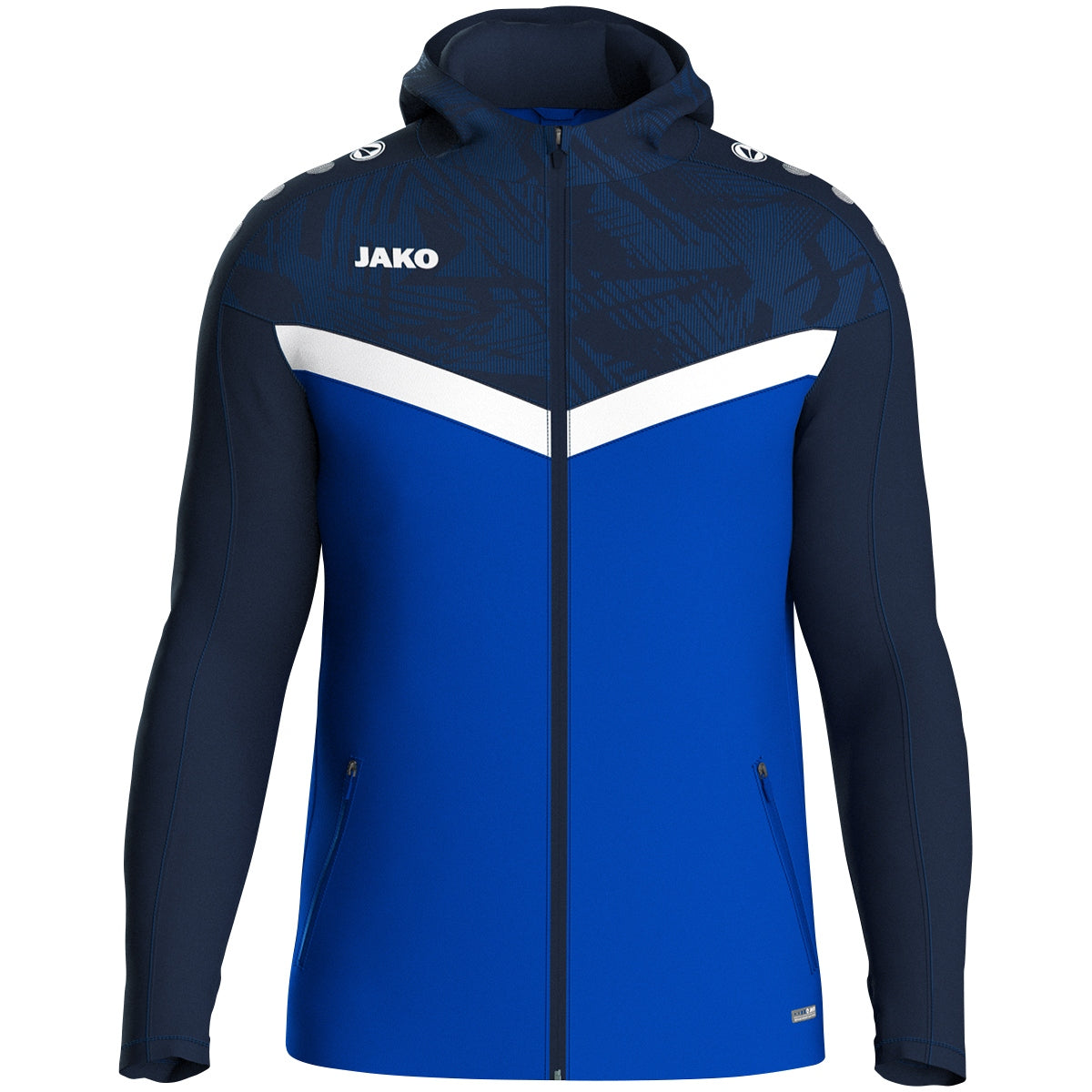 JAKO Kapuzenjacke Iconic (royal/marine)
