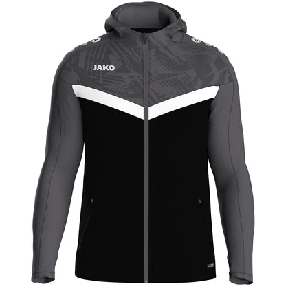 JAKO Kapuzenjacke Iconic (schwarz/anthrazit)