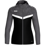 JAKO Kapuzenjacke Iconic Damen Schwarz