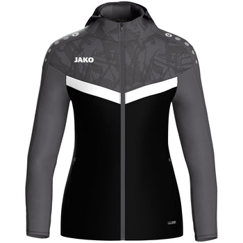 JAKO Kapuzenjacke Iconic Damen Schwarz