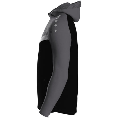 JAKO Kapuzenjacke Iconic (schwarz/anthrazit)