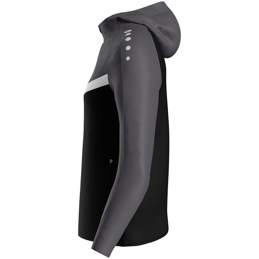 JAKO Kapuzenjacke Iconic Damen (schwarz/anthrazit)