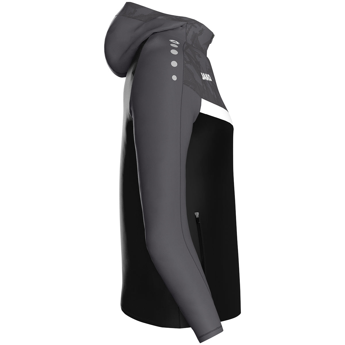 JAKO Kapuzenjacke Iconic Damen (schwarz/anthrazit)